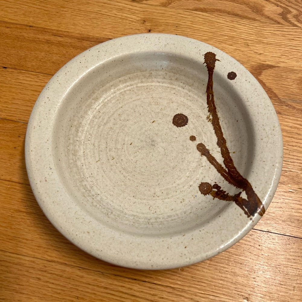 Signed Denmark pottery stoneware bowl